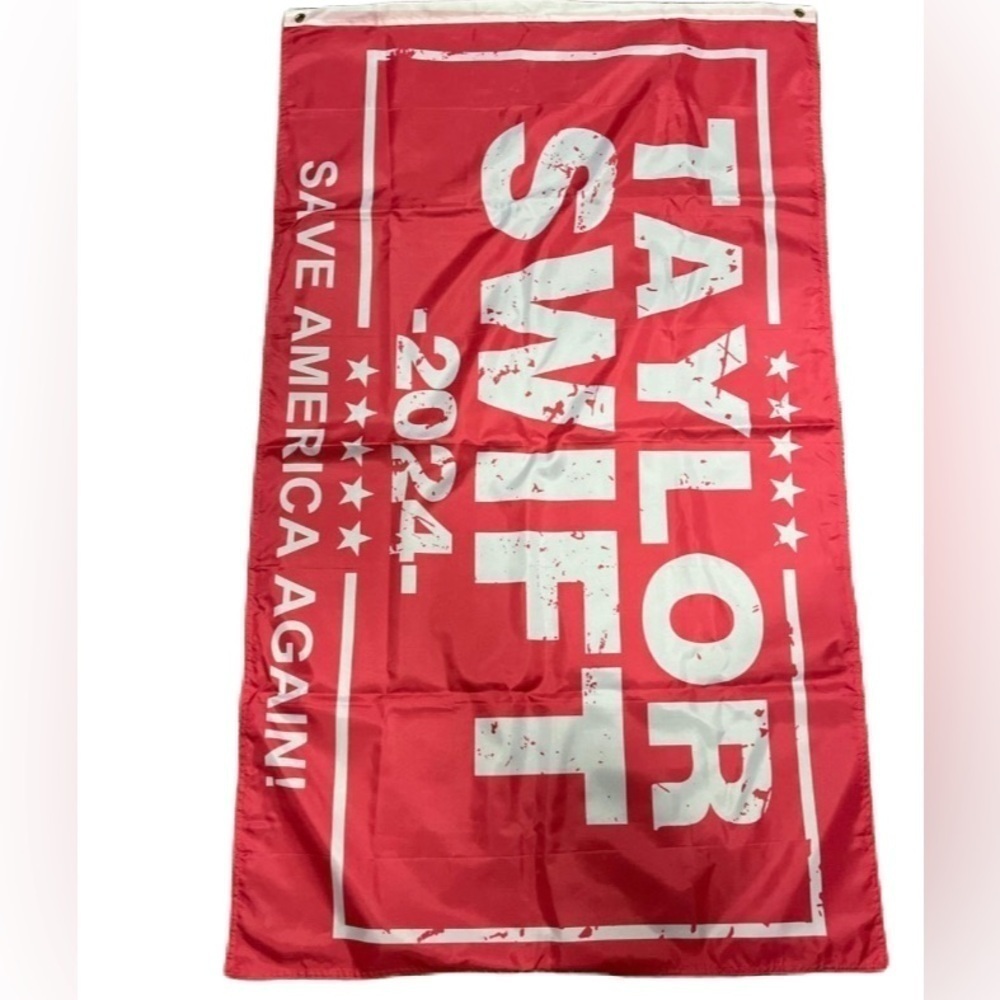 Taylor Swift Flag Banner 3 x 5 , Pink /White